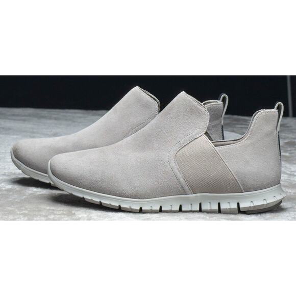 Cole Haan ZeroGrand Gray Suede Slip on Shoes Sneakers Ankle Boots Womens Size 7 - Picture 14 of 16